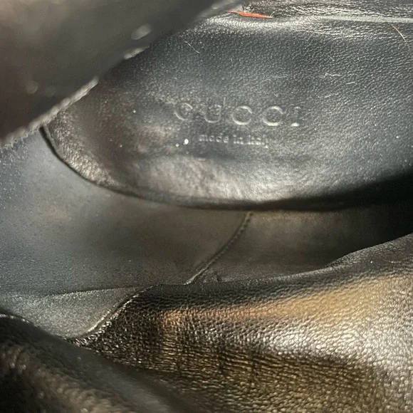 Gucci tall brown suede leather boots with classic web detail size 37 - Picture 12 of 15